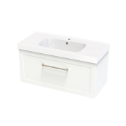 ARRAY OSLO MENUET 1010 SINGLE DRAWER WHITE SATIN