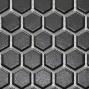 Mosaix Hexagonal Black Matt (23mm) 260 x 300