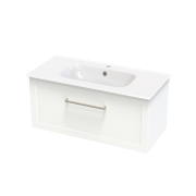 ARRAY OSLO NERA 1015 SINGLE DRAWER WHITE SATIN