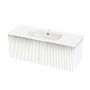 ARRAY RIADA NERA 1215 SINGLE DRAWER WITH INTERNAL DRAWER WHITE SATIN