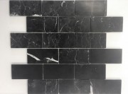 Stone Nero Marquina Satin Brick 300 x 300