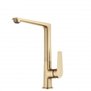 North Sink Mixer Brushed Brass (PVD)