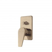 North Diverter Shower Mixer Brushed Brass (PVD)