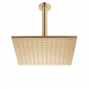 Ceiling Mounted Shower Drencher (Square) Brushed Brass (PVD)