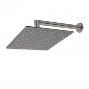 Wall Mounted Shower Drencher (Square) Brushed Gunmetal (PVD)