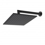 Wall Mounted Shower Drencher (Square) Matte Black