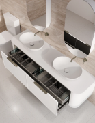 NATURE VANITY - 2DRW - 1800W DOUBLE BOWL