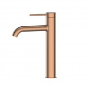 CODE NATURE MID HEIGHT VESSEL BASIN MIXER (MP) - BRUSHED COPPER