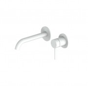 CODE NATURE 2TH WALL MTD BASIN MIXER 181MM (MP) - MATTE WHITE