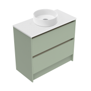 900 Sahara Luxe Floor Standing Vanity (2 Drawer) - Specify Colour & Slap Top & Cabinet Style