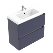 750 Oxley Slim Wall Hung Vanity (2 Drawer)