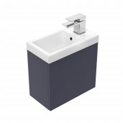 400 Oxley Wall Hung Left Hand Hinge Vanity (1 Door Push to Open) - Specify Colour & Basin