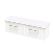 ARRAY BERLIN PRO 1500DB SINGLE DRAWER WITH INTERNAL DRAWER WHITE SATIN