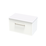 ARRAY BERLIN PRO 800 SINGLE DRAWER WITH INTERNAL DRAWER WHITE SATIN