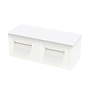 ARRAY OSLO PRO 1200 SINGLE DRAWER WHITE SATIN