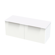 ARRAY RIADA PRO 1200 SINGLE DRAWER WITH INTERNAL DRAWER WHITE SATIN