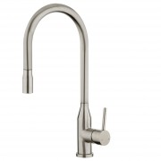 Purity Minimal Pulldown Sink Mixer Brushed Stainless