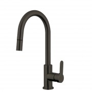 Purity Emotion Gooseneck Pull-Down Sink Mixer Matte Black