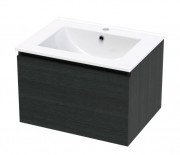 PACIFIC RISE 600 SINGLE DRAWER CHARRED OAK