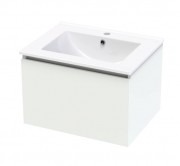 PACIFIC RISE 600 SINGLE DRAWER WHITE MELAMINE