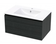PACIFIC RISE 750 SINGLE DRAWER CHARRED OAK