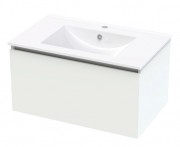 PACIFIC RISE 750 SINGLE DRAWER WHITE MELAMINE