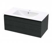 PACIFIC RISE 900 SINGLE DRAWER CHARRED OAK