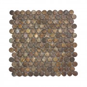 Mosaix Penny Round Copper 300x300