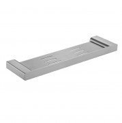 PURE METAL SHELF - 400MM - BRUSHED NICKEL
