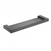 PURE METAL SHELF - 400MM - GUNMETAL