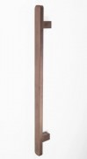 CODE PURE SQUARE - SINGLE VERTICAL HEATED TOWEL RAIL - 12V/16.8W - 850MM - BRUSHED COPPER