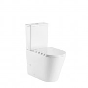 CODE PURITY BACK-TO-WALL TOILET - TOP & BOTTOM INLET - MATTE WHITE