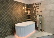 Riada Freestanding Bath 1500x750 Matt White