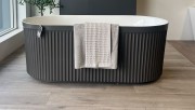 Riada Freestanding Bath 1500x750 Slate Grey