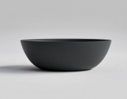 VILLA SOLID/SUR ROUND VESSEL BASIN - 390X125H - DARK GREY