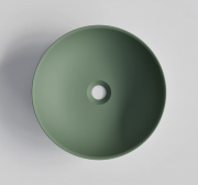 VILLA SOLID/SUR ROUND VESSEL BASIN - 390X125H - GREEN