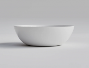 VILLA SOLID/SUR ROUND VESSEL BASIN - 390X125H - GLOSS WH