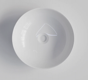 VILLA SOLID/SUR ROUND VESSEL BASIN - 390X125H - GLOSS WH