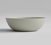 VILLA SOLID/SUR ROUND VESSEL BASIN - 390X125H - LIGHT GREY