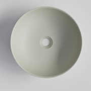 VILLA SOLID/SUR ROUND VESSEL BASIN - 390X125H - LIGHT GREY