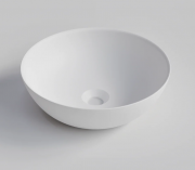 VILLA SOLID/SUR ROUND VESSEL BASIN - 390X125H - MAT WH