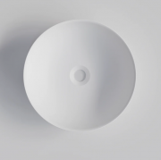 VILLA SOLID/SUR ROUND VESSEL BASIN - 390X125H - MAT WH