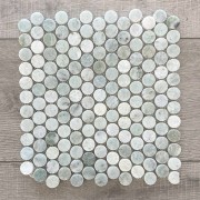 Mosaix Penny Round Ming Green 287 X 304