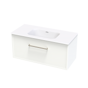 ARRAY BERLIN SERIFOS 1000 SINGLE DRAWER WITH INTERNAL DRAWER WHITE SATIN