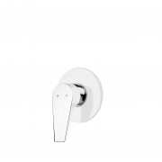 Solitaire Shower Mixer White/Chrome