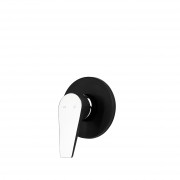 Solitaire Shower Mixer Black/Chrome
