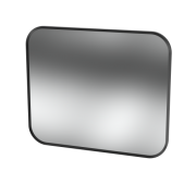 SOJI BLACK FRAMED MIRROR 600X750