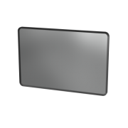 SOJI BLACK FRAMED MIRROR - RECTANGLE