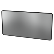 SOJI BLACK FRAMED MIRROR - RECTANGLE