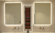 SOLACE LED TOUCH BUTTON DEMISTER MIRROR - RECTANGLE - 750X800MM